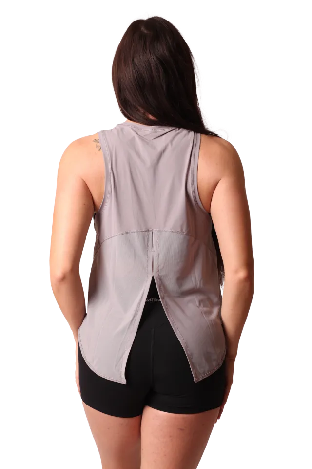 Airlift Tie-Back Pastel Purple Tank