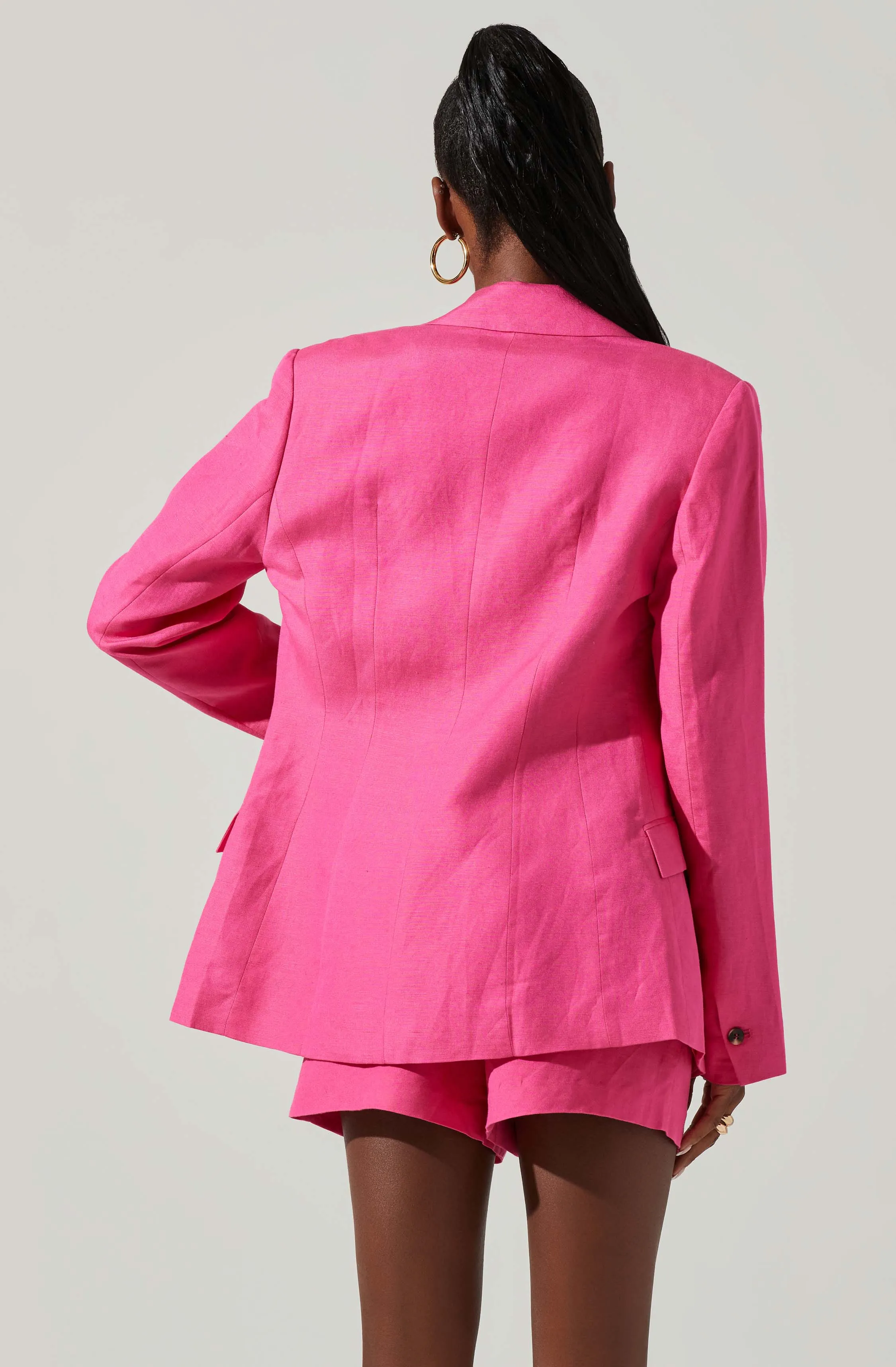 Ayra Front Button Blazer