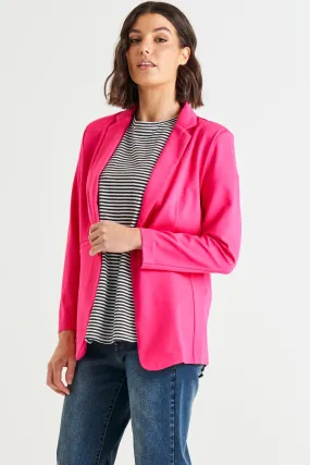 Betty Basics Portsea Blazer - Bubblegum Pink