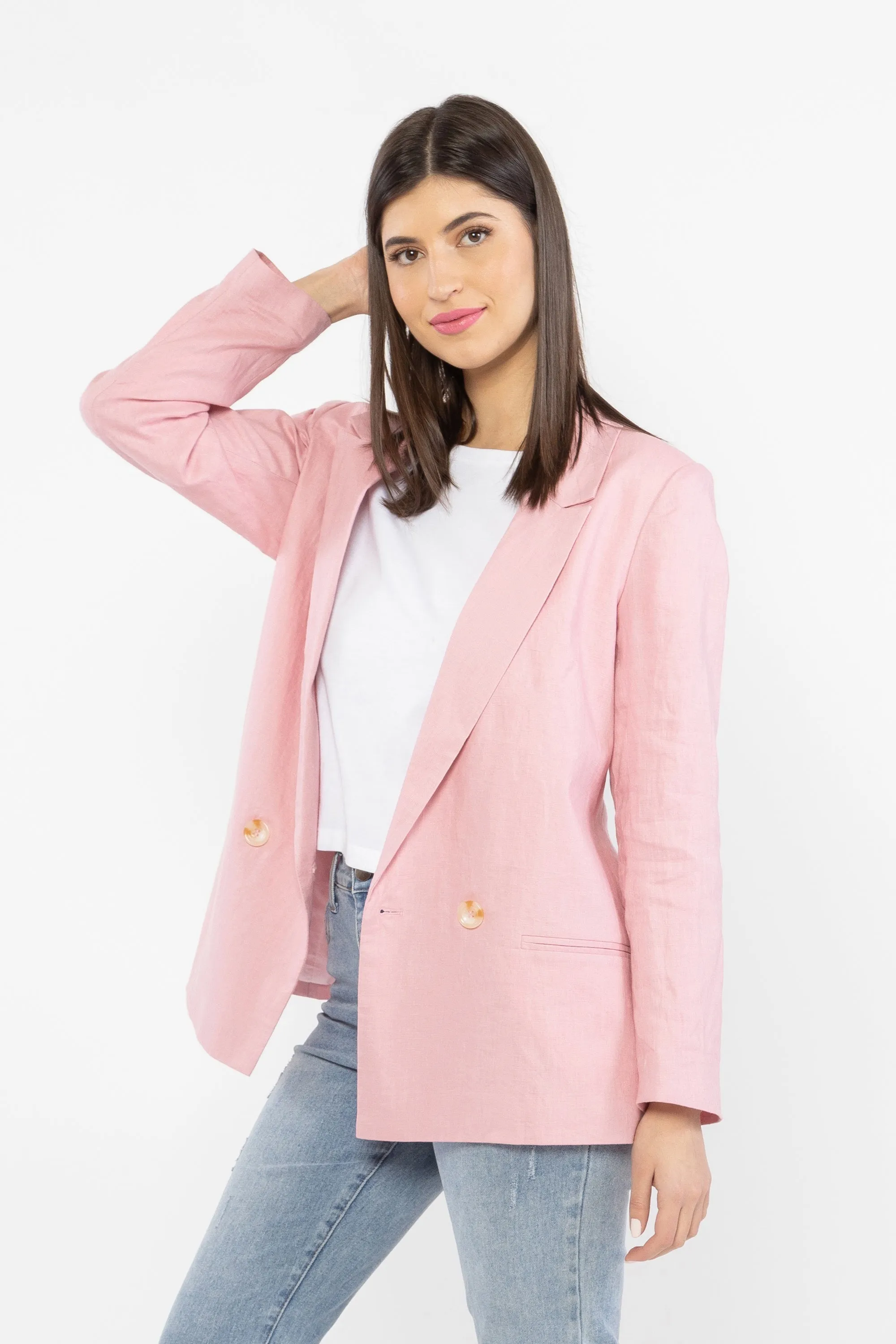 Billie The Label Dylan Blazer - Gelato Linen