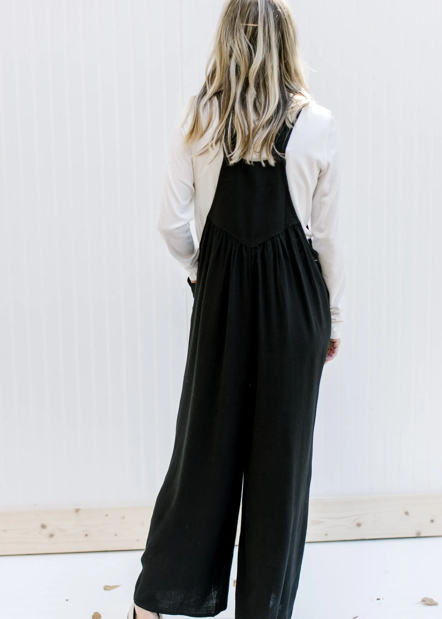 Black Button Jumpsuit