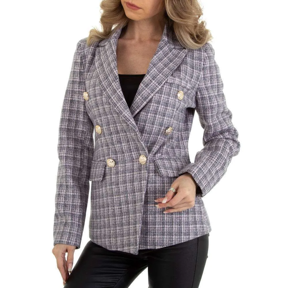 Blazer Chaqueta Cuadros Frankfurt