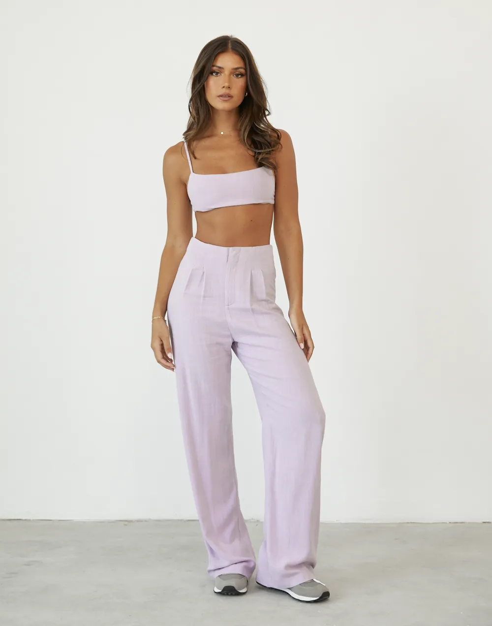 Cairo Crop Top (Lilac)