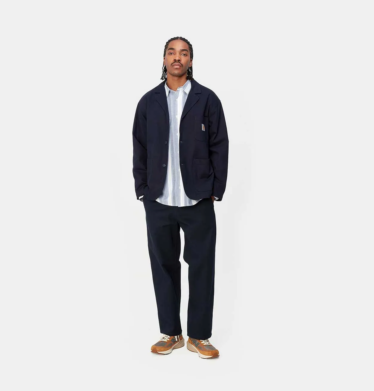 Carhartt WIP Midland Pant in Dark Navy