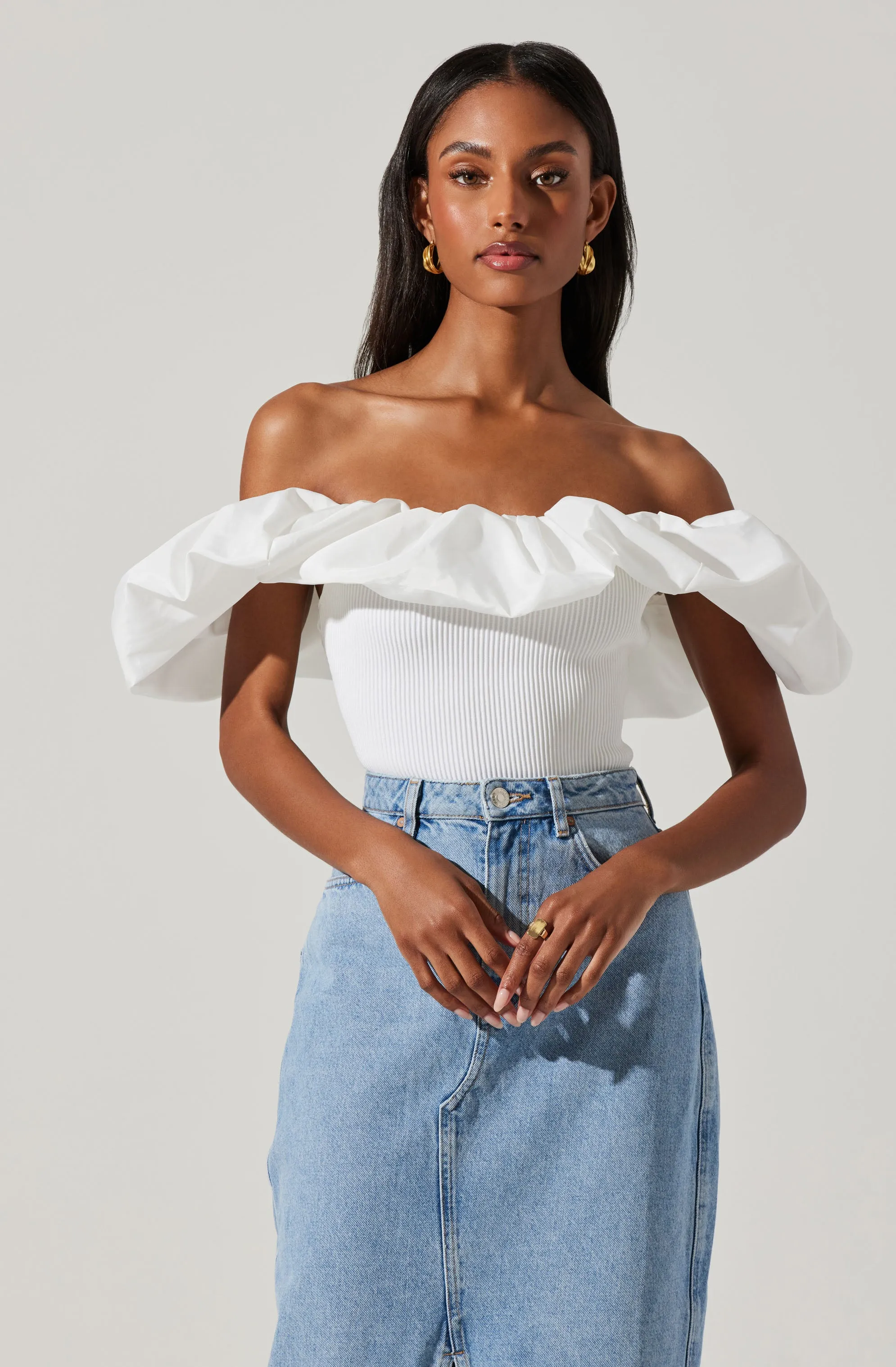 Cherie Off The Shoulder Top