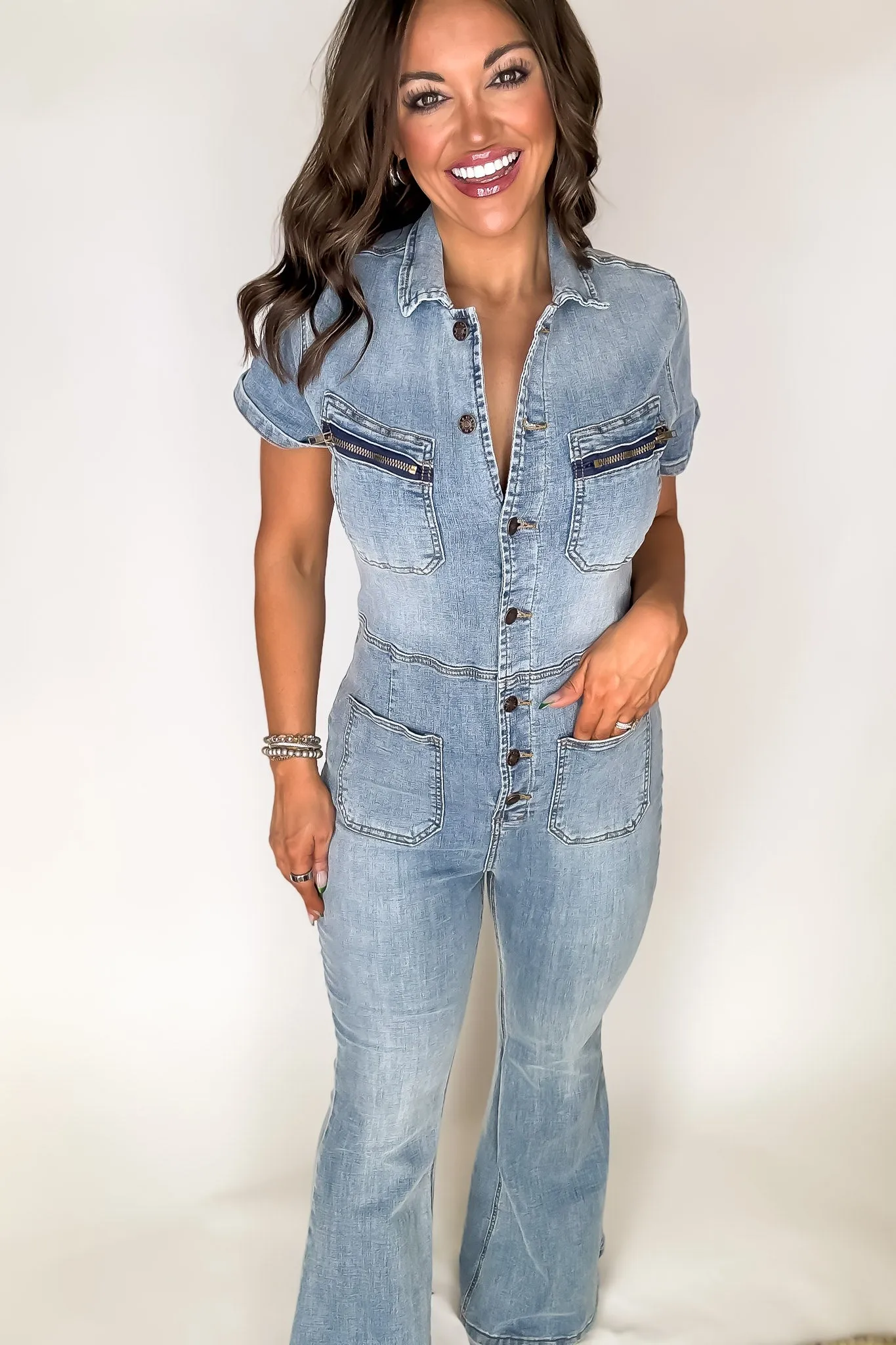 Concert Ready Denim jumpsuit