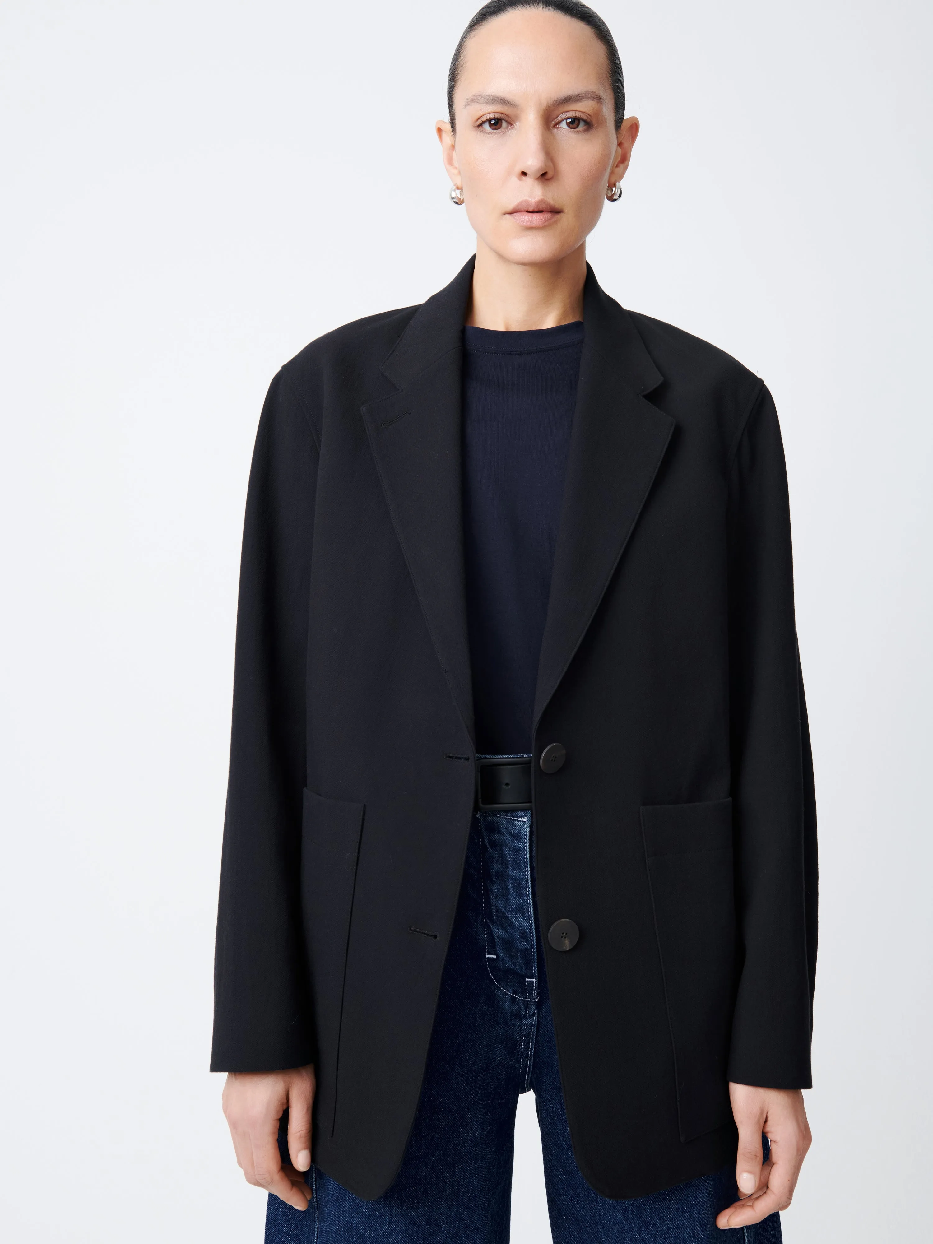 Conde Dry Cotton Jacket in Black