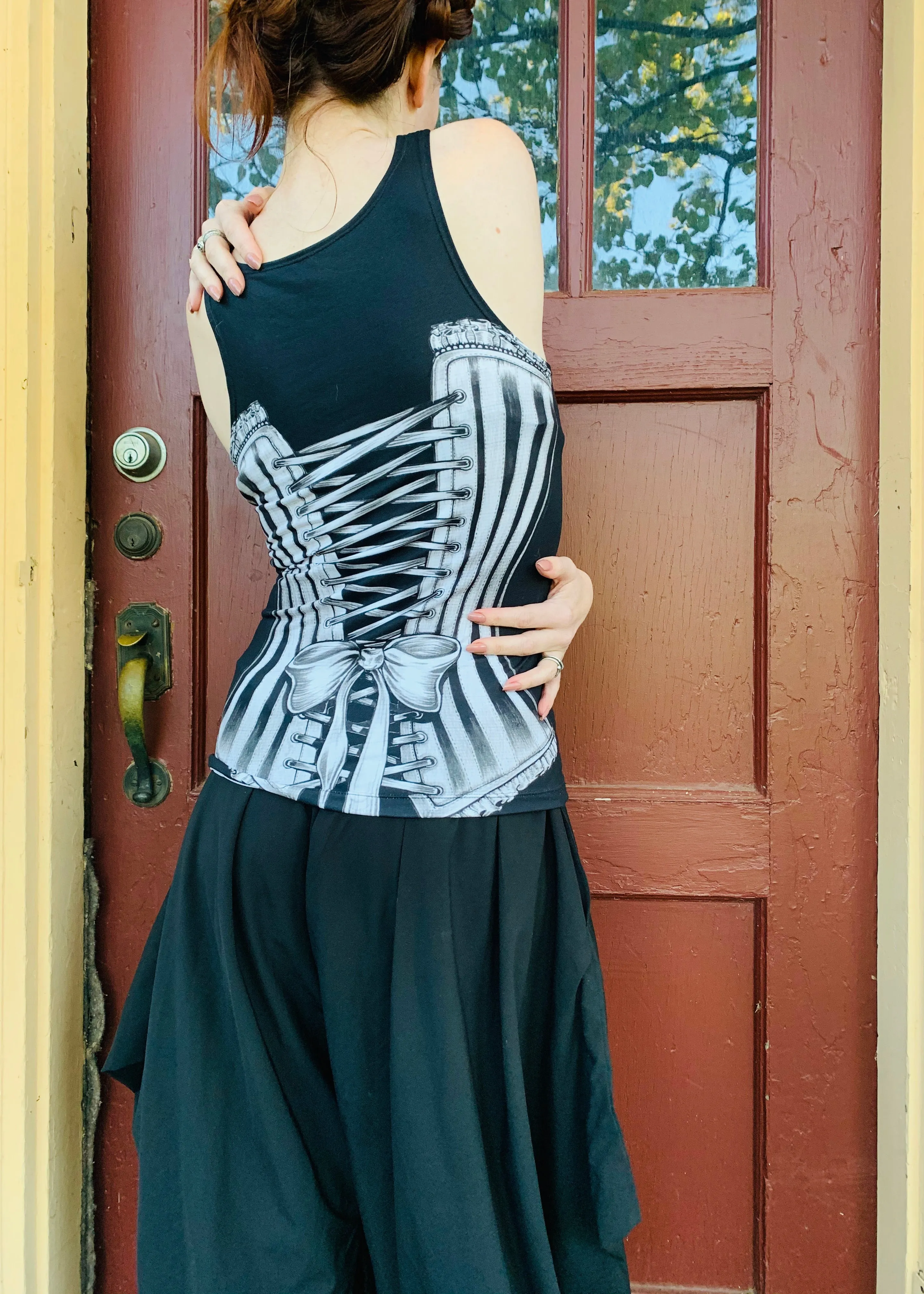 Corset Tank Top by fox savant