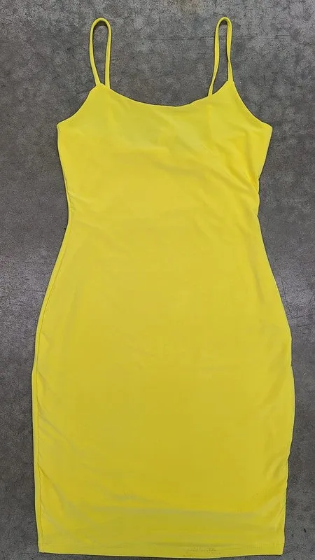 Diamond dress, Yellow