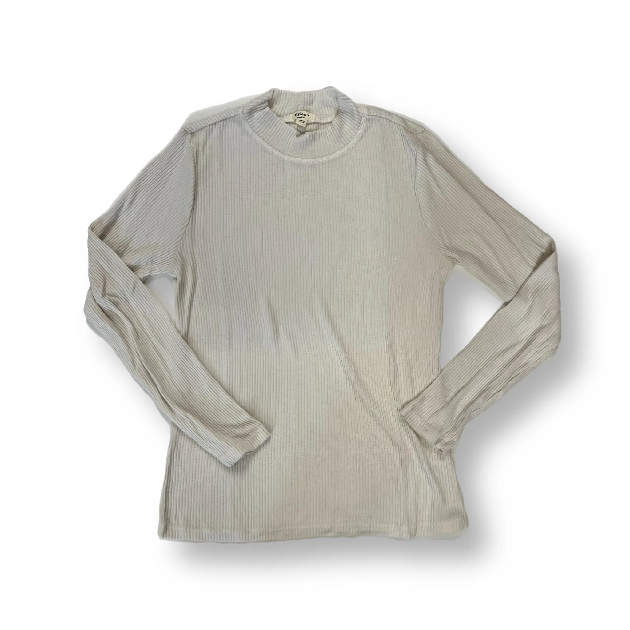 Dylan Brushed Rib Gemma Top WHITE