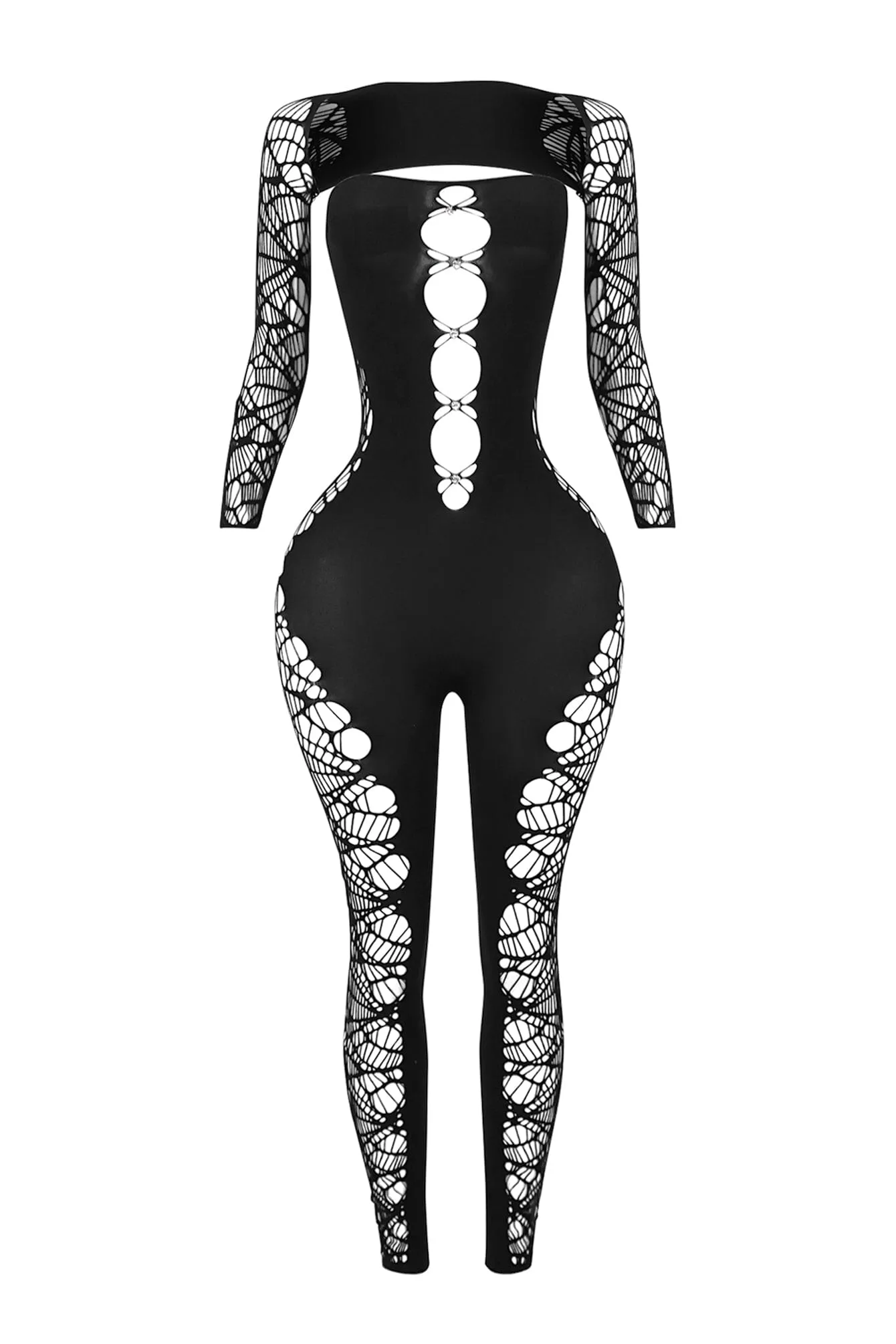 Elowen Seamless Tube Jumpsuit With Bolero