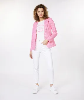 Esqualo Pretty in Pink Stretch Blazer- SP23170000