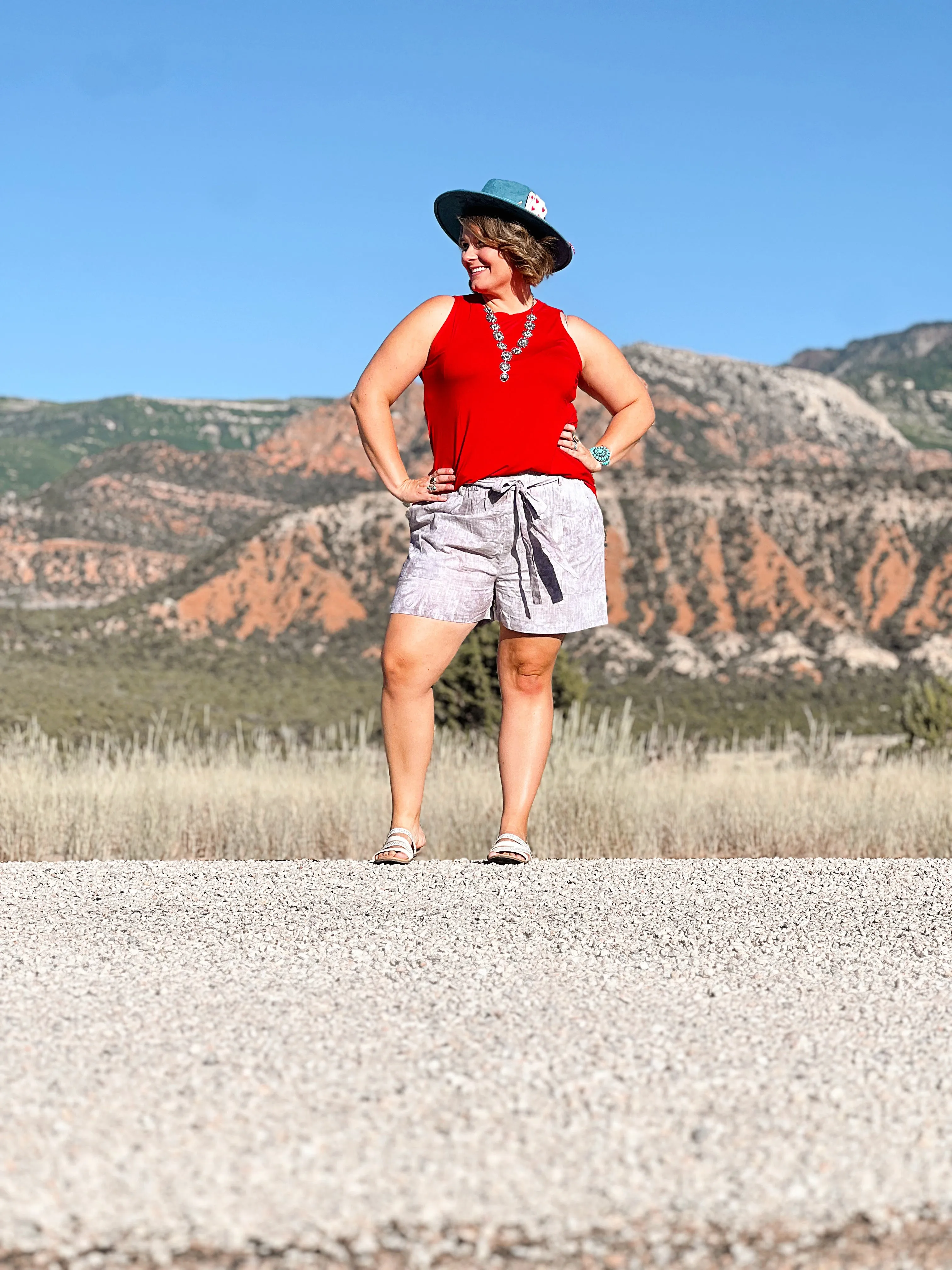 Essential Tank Top - Ruby