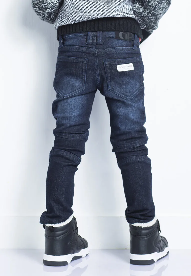 Kid's Biker Dark Jeans