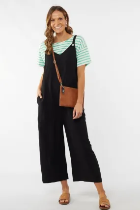 Layla Black Strappy Jumpsuit