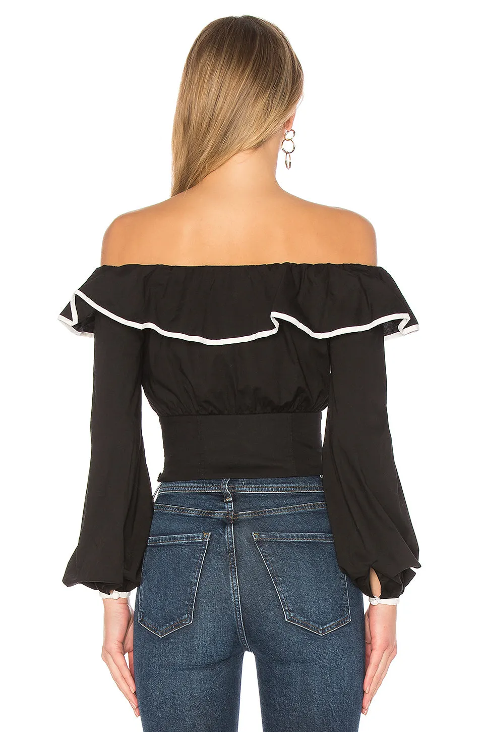 Lovers   Friends Bailey Off Shoulder Corset Top