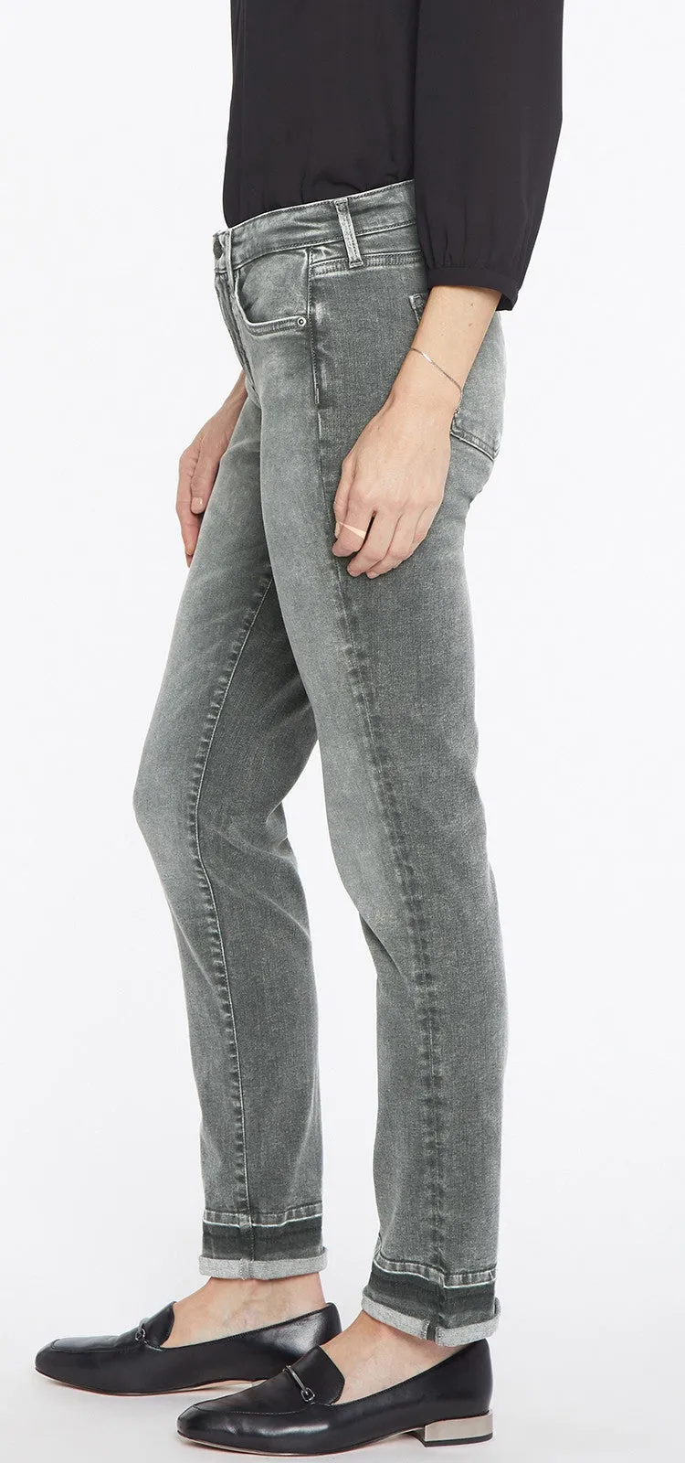 Margot Girlfriend Jeans Grijs Premium Denim | Nobelle