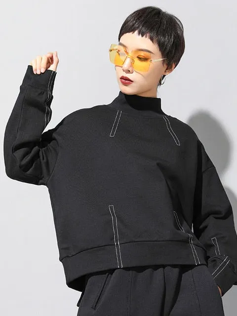 Maru Mock Neck Sweatshirt