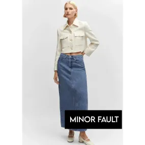 (Minor Fault) MNG Blue Denim Long Skirt