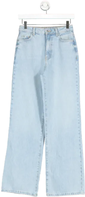 New Look Blue Adalae High Waist Wide Leg Jeans UK 6