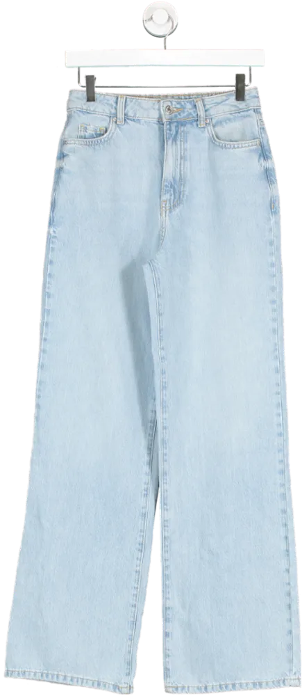 New Look Blue Adalae High Waist Wide Leg Jeans UK 6