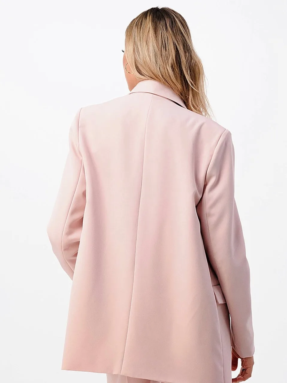 Oversized Celine Blazer | Blush