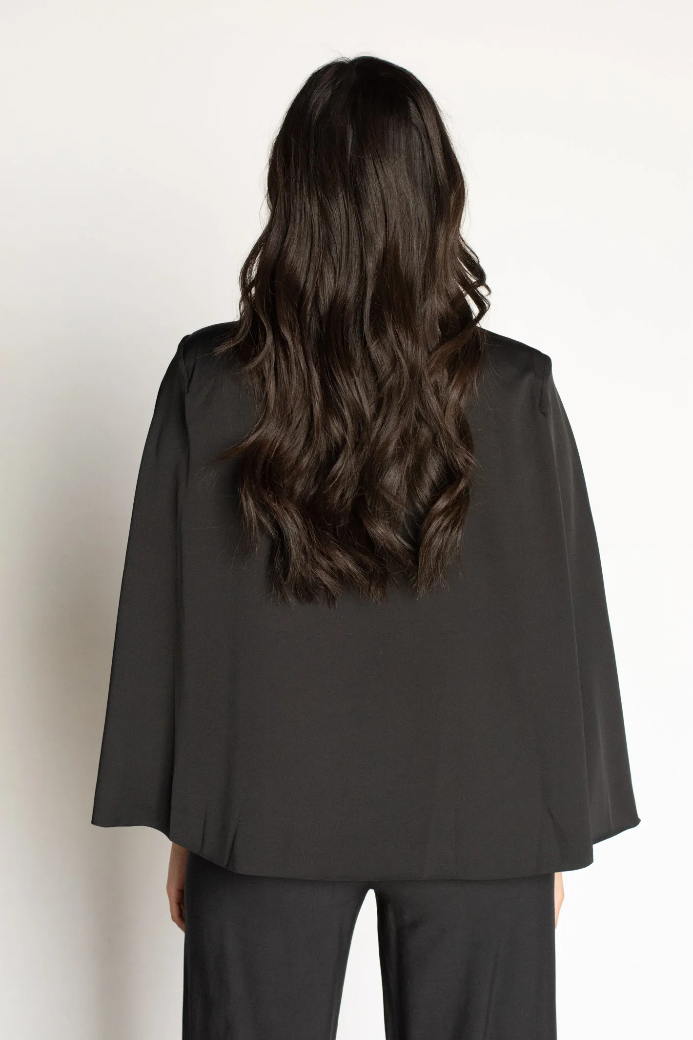 Perfect Company Black Cape Blazer