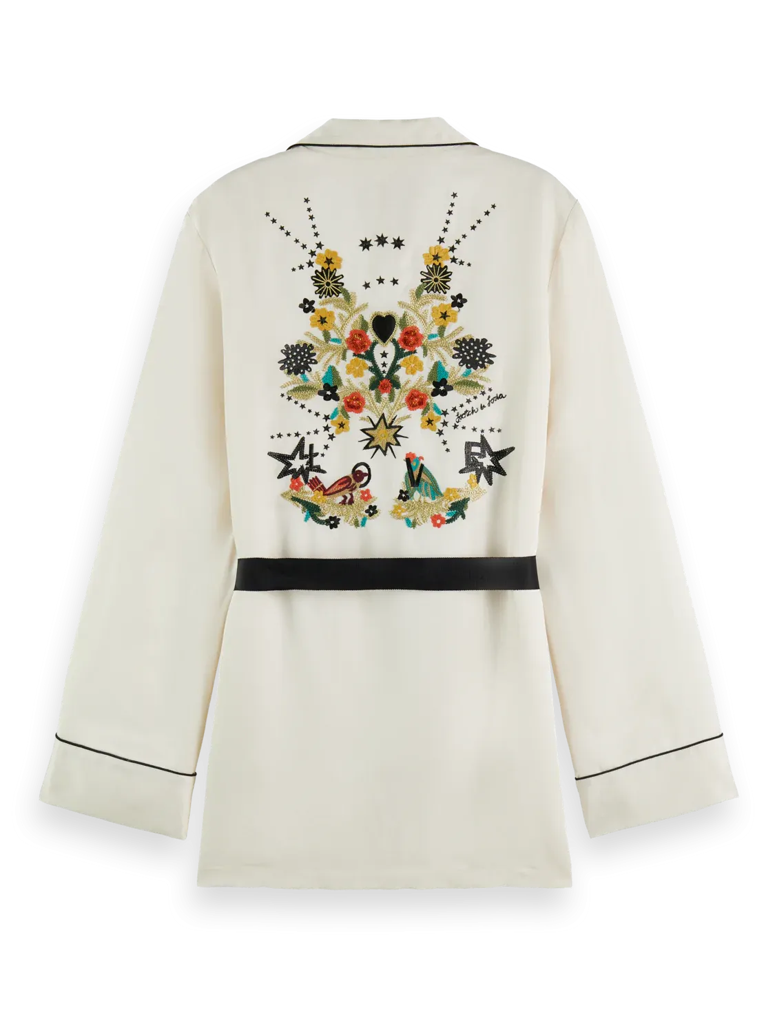 Scotch & Soda Embroidered Pyjama Blazer