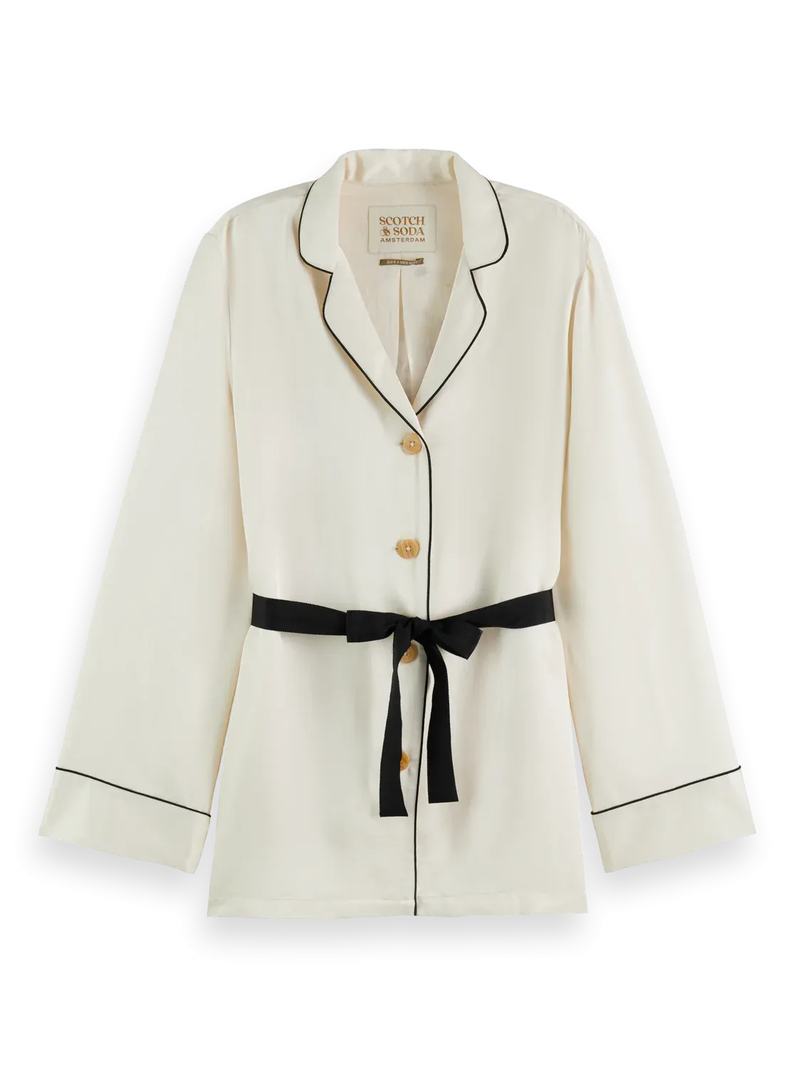 Scotch & Soda Embroidered Pyjama Blazer