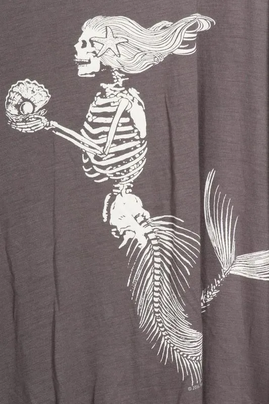 Skeleton Mermaid Raw Moda