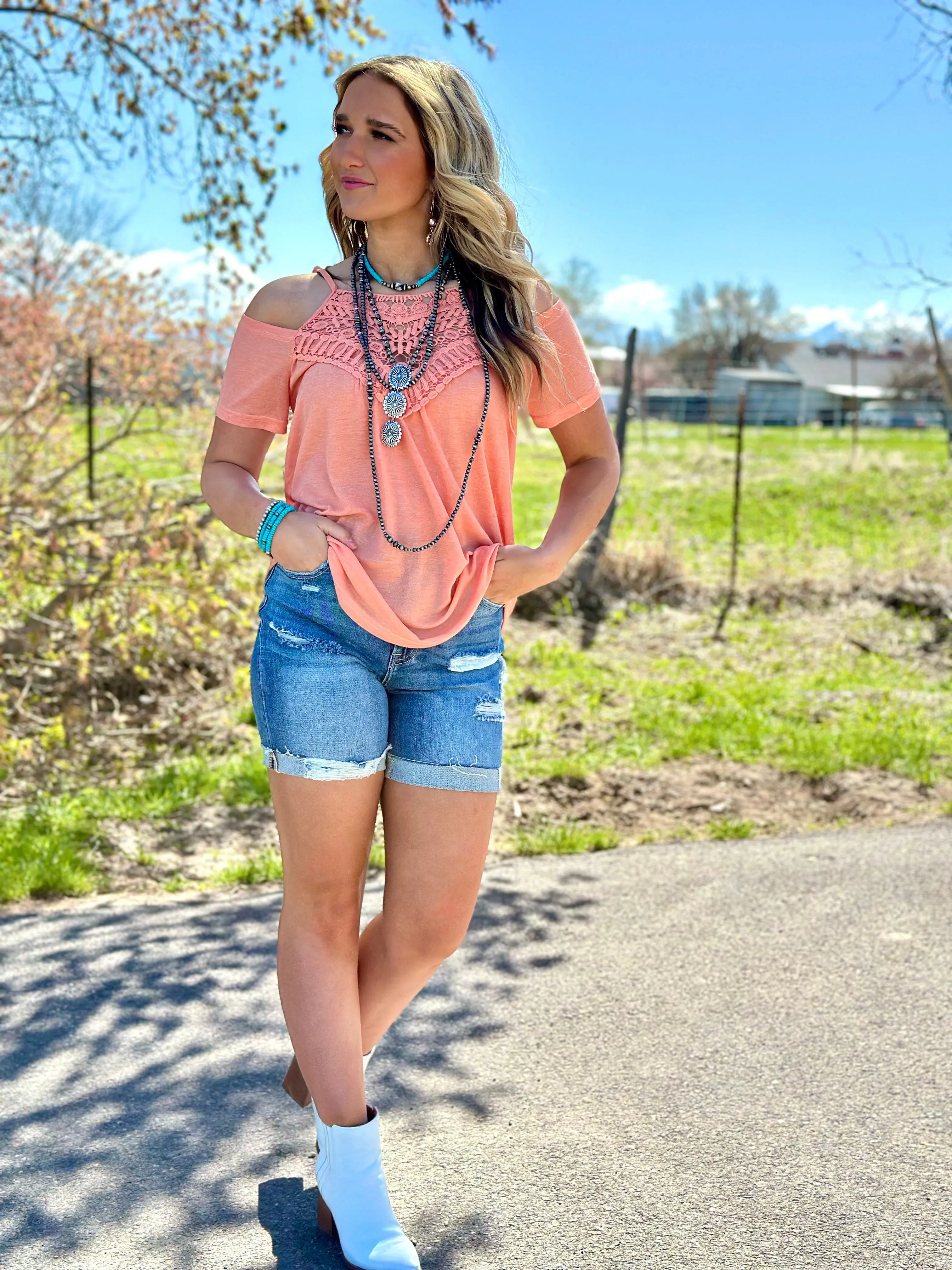 The Coral Bahama Mama Spring Top