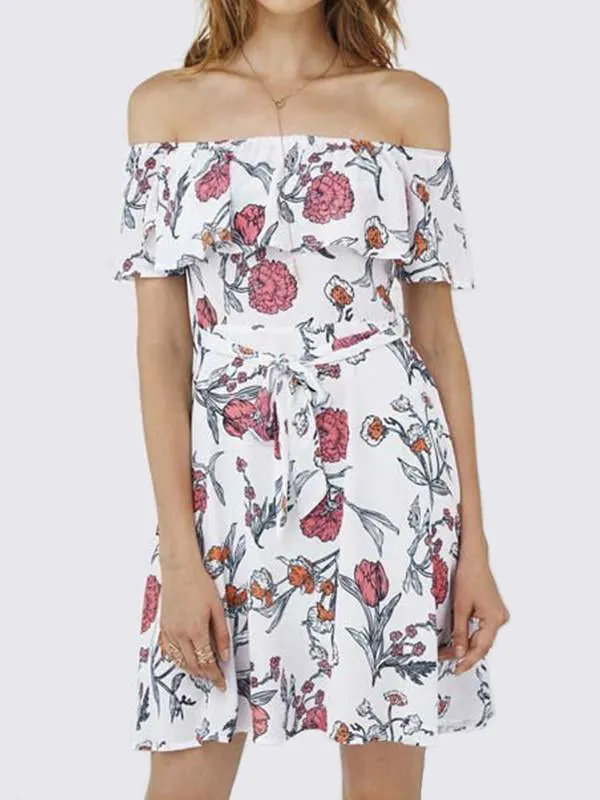 Think It Out Floral Dress