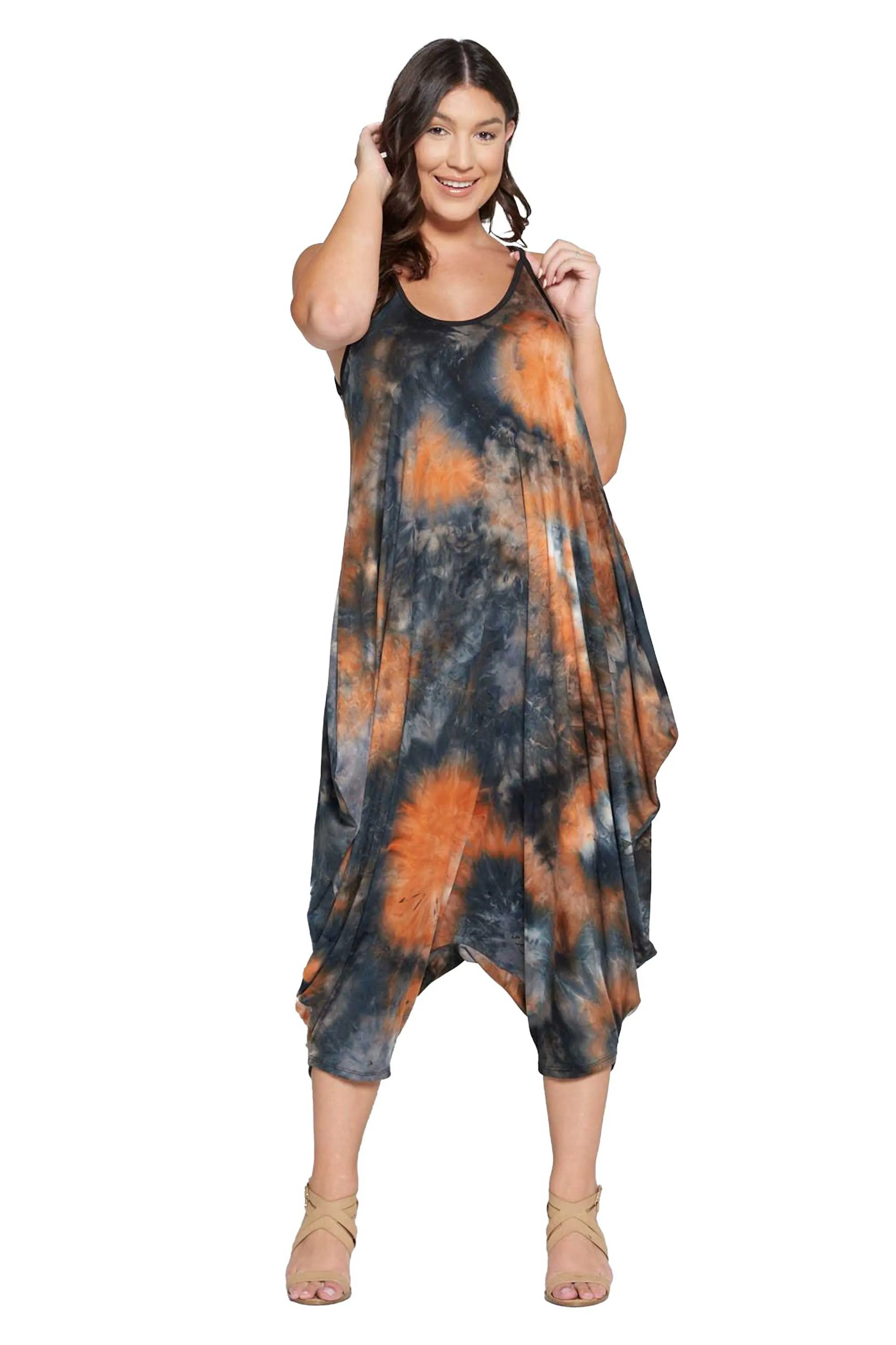 Tie Dye Pocket Jumpsuit