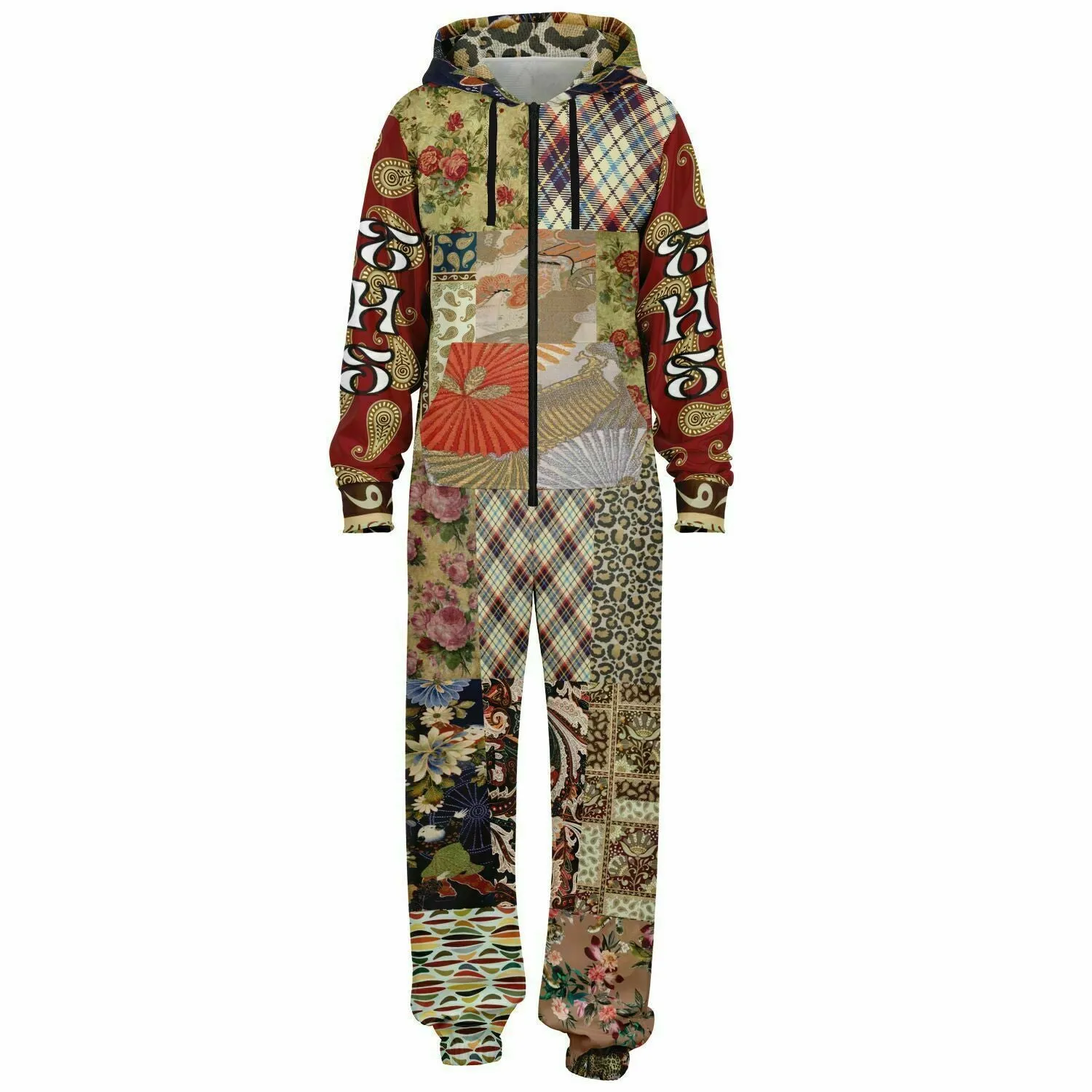 Tripoli Floral Patchwork Unisex Romper