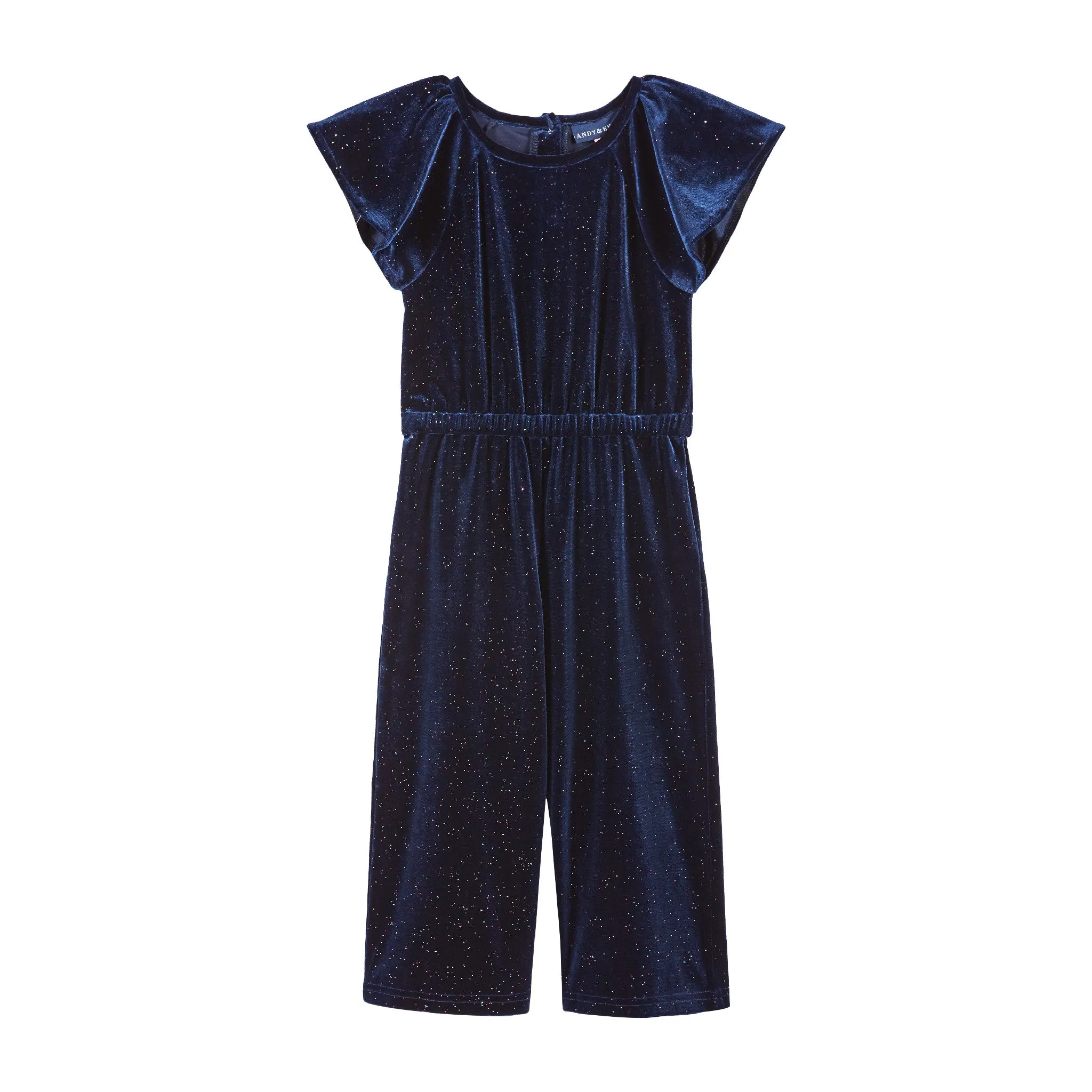 Velvet Sparkle Jumpsuit| Navy