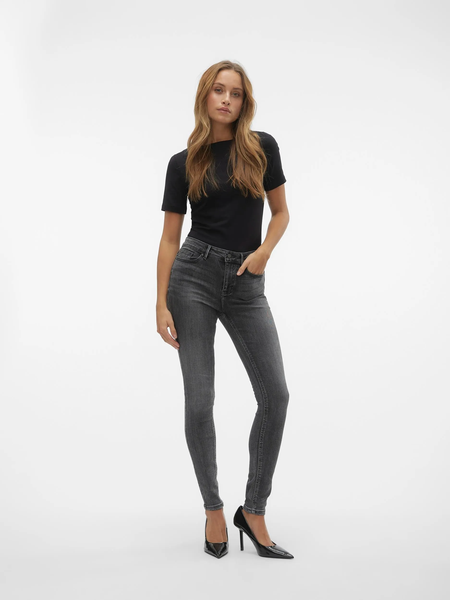 VMFLASH MR SKINNY JEANS LI213 GA NOOS