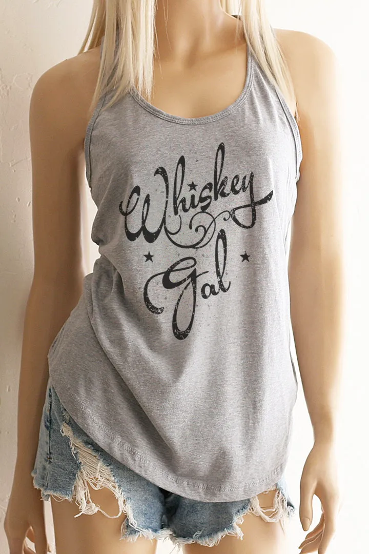 Whiskey Girl Racerback Tank Top