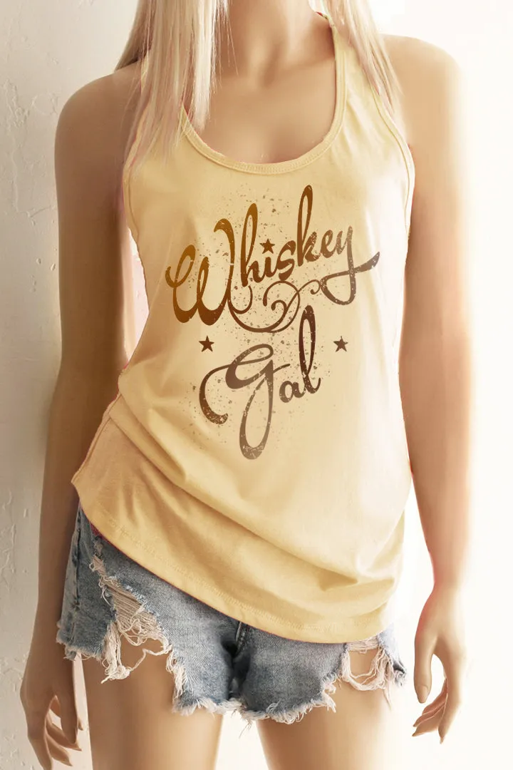 Whiskey Girl Racerback Tank Top