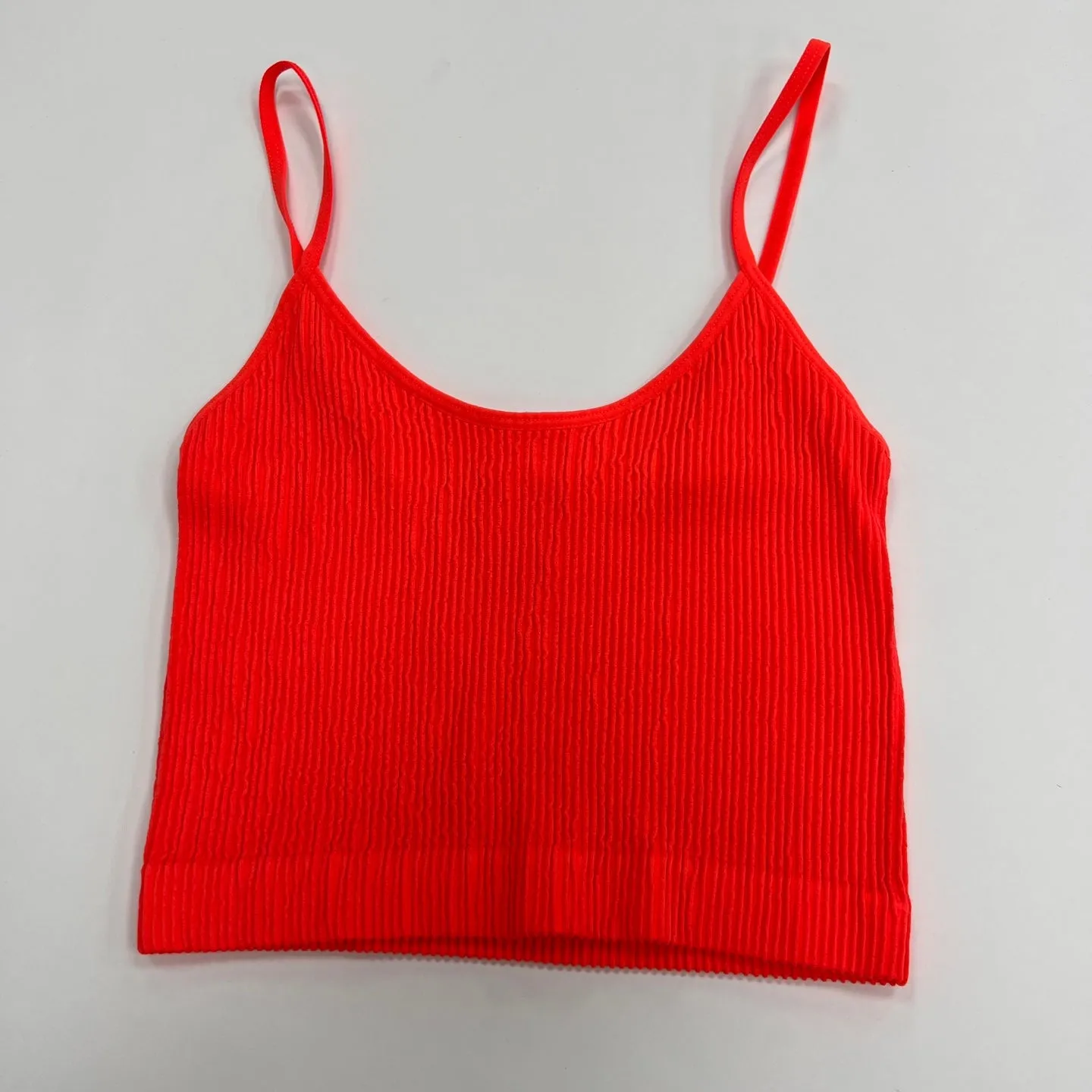 Women's Waffle Cami Crop Top